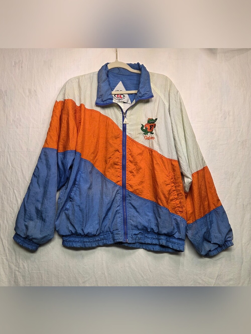 Vintage University of Florida Gators windbreaker jacket by Red Oak Sportswear.